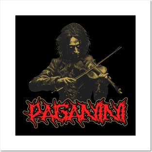 Paganini Classical Death Metal Posters and Art